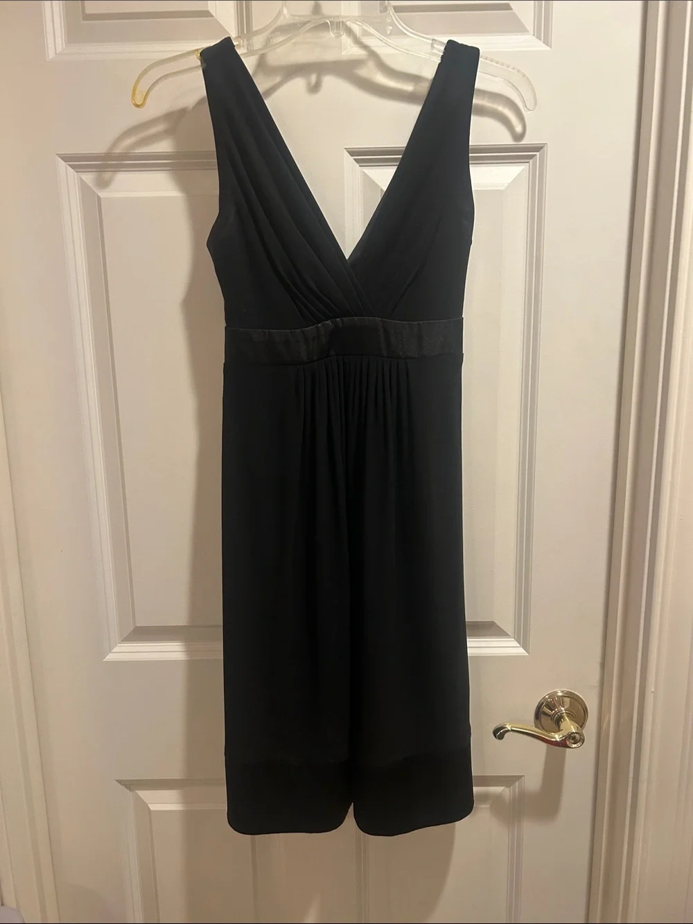 b darlin long black dress B.Darlin Black Sweeping Gown